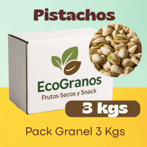 3 kgs PISTACHOS CON CASCARA GRANEL