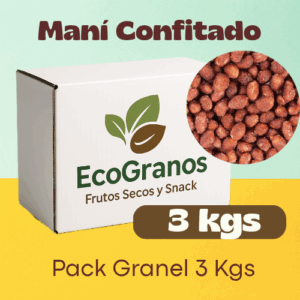 3 kgs MANI CONFITADO GRANEL