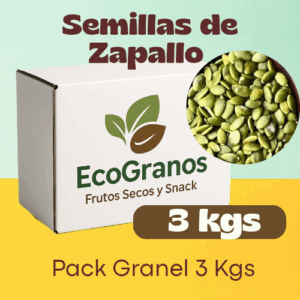 3 kgs SEMILLAS DE ZAPALLO GRANEL