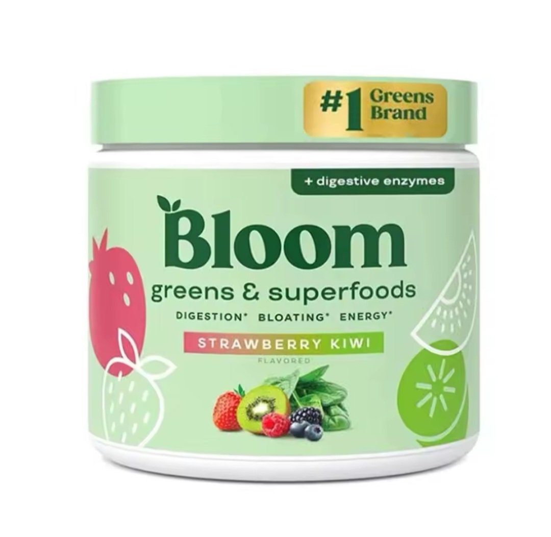 BLOOM NUTRITIONS Energy Smoothie 🍵🍓🥝Strawberry kiwi170 grs